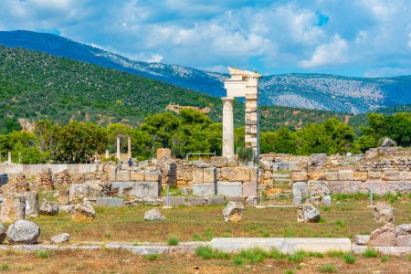 Foto de Templo de Asclepio en Epidauro en Grecia. - Imagen libre de derechos