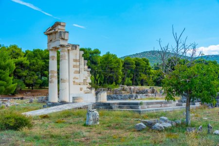 Téléchargez les photos : Temple d'Asclépios à Epidaure en Grèce. - en image libre de droit
