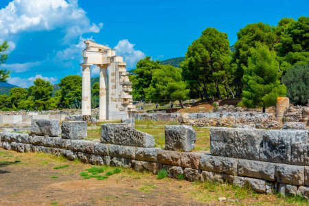 Téléchargez les photos : Temple d'Asclépios à Epidaure en Grèce. - en image libre de droit