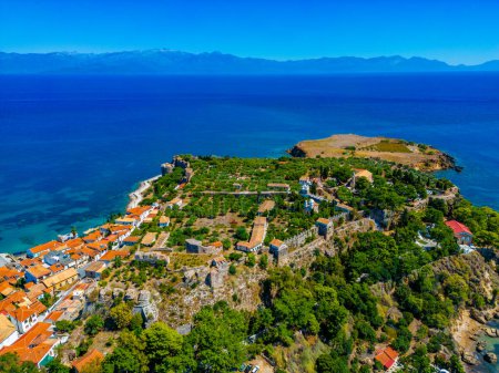 Téléchargez les photos : Panorama du château de Koroni en Grèce. - en image libre de droit