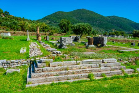 Téléchargez les photos : Site archéologique de Messini antique en Grèce. - en image libre de droit