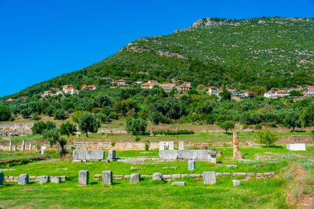 Téléchargez les photos : Site archéologique de Messini antique en Grèce. - en image libre de droit