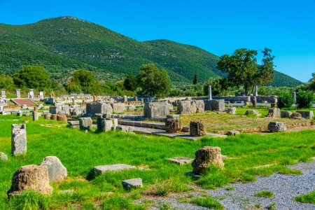 Photo for Asklepieion of Archaeological Site of Ancient Messini in Greece. - Royalty Free Image