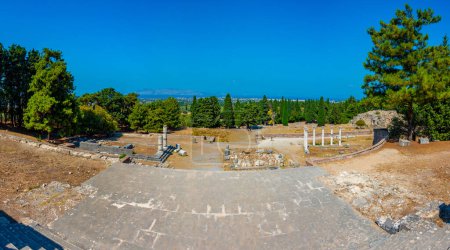 Photo for Asklepieion ancient ruins in Greek island Kos. - Royalty Free Image