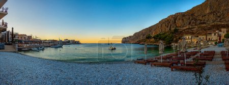 Photo for Sunrise view of a beach in Gerolimenas, Greece. - Royalty Free Image