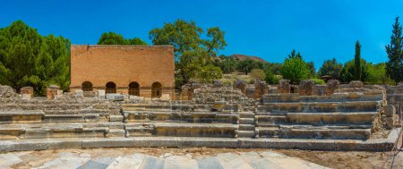 Odeon at Archaeological Site of Gortyna at Crete, Greece.