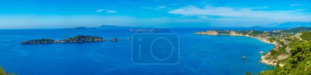 Blick auf das Kap Kefali auf Korfu, Griechenland.
