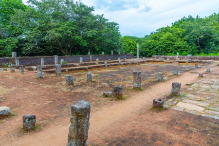 Photo for Refectory at the Mihintale buddhist site in Sri Lanka. - Royalty Free Image