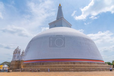 Photo for Ruwanweli Maha Seya stupa built in Anuradhapura, Sri Lanka. - Royalty Free Image