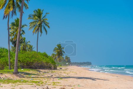 Sunny day at Nilaveli beach at Sri Lanka.