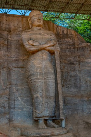 Photo for Buddha statue at Gal Vihara shrine at Polonnaruwa, Sri Lanka. - Royalty Free Image