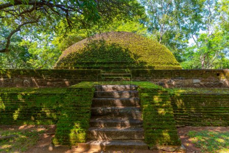 Téléchargez les photos : Stupa funéraire aux ruines de Polonnaruwa au Sri Lanka. - en image libre de droit