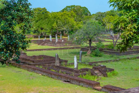 Photo for Ancient Bhikku Hospital at Polonnaruwa, Sri Lanka. - Royalty Free Image