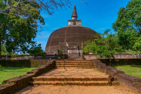 Photo for Rankot Vihara at polonnaruwa in Sri Lanka. - Royalty Free Image
