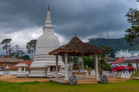 Photo for International Buddhist center at Nuwara Eliya, Sri Lanka. - Royalty Free Image