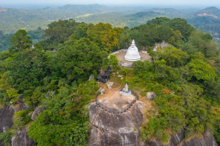 Photo for Aerial view of mulkirigala rock temples at Sri Lanka. - Royalty Free Image