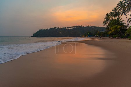 Photo for Mirissa beach during sunset at Sri Lanka. - Royalty Free Image