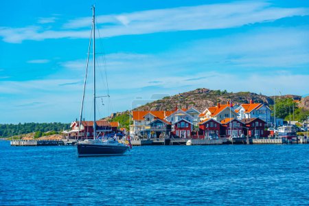 Photo for Seaside view of the Swedish village Fjallbacka. - Royalty Free Image