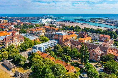 Téléchargez les photos : Vue aérienne de Trelleborg en Suède. - en image libre de droit