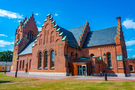 Téléchargez les photos : Vue de l'église Saint Nikolai à Trelleborg, Suède. - en image libre de droit