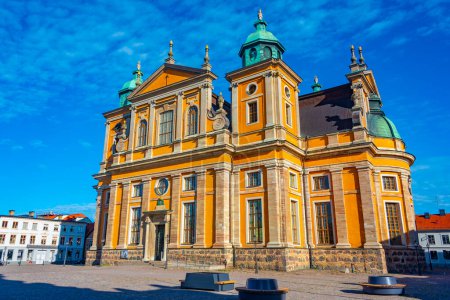 Téléchargez les photos : Vue de la cathédrale de Kalmar en Suède. - en image libre de droit