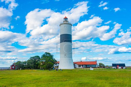 Photo for Lange Jan lighthouse at oland island in Sweden. - Royalty Free Image