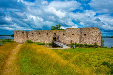 Foto de Ruina del castillo de Kronoberg cerca de Vaxjo en Suecia
. - Imagen libre de derechos