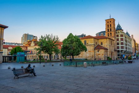 Photo for Leon, Spain, June 9, 2022: Church of San Marcelo in Spanish town Leon. - Royalty Free Image