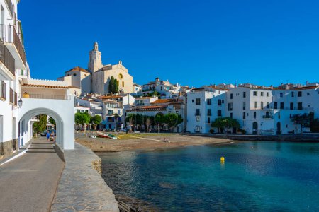Photo for Cadaques, Spain, May 28, 2022: Panorama view of Spanish village Cadaques. - Royalty Free Image