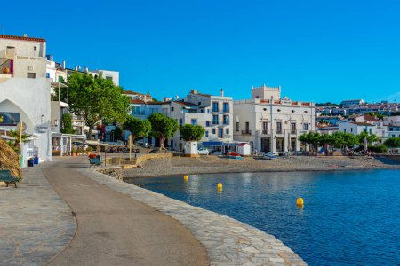 Photo for Cadaques, Spain, May 28, 2022: Panorama view of Spanish village Cadaques. - Royalty Free Image