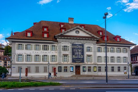 Photo for Luzern, Switzerland, September 20, 2022: Historical museum in Luzern town in Switzerland. - Royalty Free Image