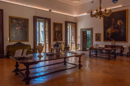 Photo for Naples, Italy, May 19, 2022: Residential rooms at Pio Monte della Misericordia in Naples, Italy. - Royalty Free Image