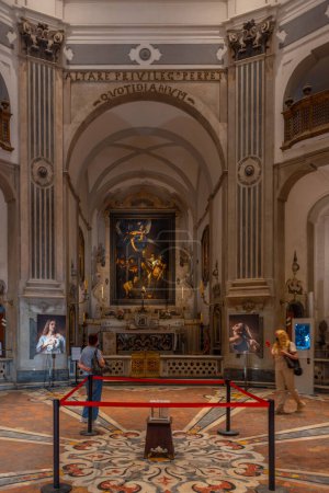 Foto de Nápoles, Italia, 19 de mayo de 2022: Capilla del Pio Monte della Misericordia en Nápoles, Italia. - Imagen libre de derechos