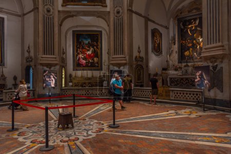 Téléchargez les photos : Naples, Italie, 19 mai 2022 : Chapelle au Pio Monte della Misericordia à Naples, Italie. - en image libre de droit