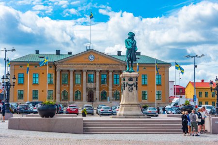 Téléchargez les photos : Karlskrona, Suède, 14 juillet 2022 : Place Stortorget à Karlskrona, Suède.. IMAGE - en image libre de droit