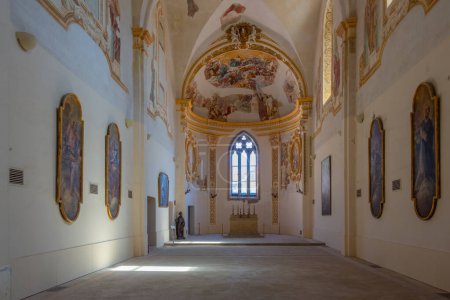 Photo for Capri, Italy, May 20, 2022: Interior of the Saint James' Charterhouse at Italian island Capri. - Royalty Free Image