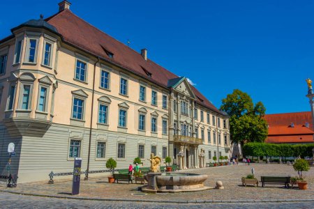 Foto de Eichstatt, Alemania, 14 de agosto de 2022: Residenz palace in German town Eichstatt. - Imagen libre de derechos