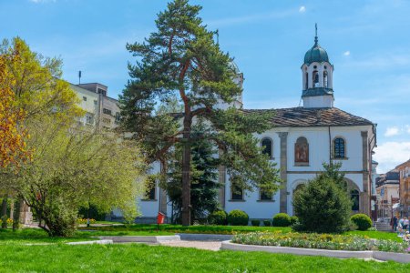 Photo for Gabrovo, Bulgaria, April 24, 2022: Church Uspenie Bogorodichno in Bulgarian village Gabrovo. - Royalty Free Image