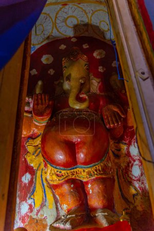 Photo for Kandy, Sri Lanka, February 2, 2022: Interior of the Lankathilake temple near Kandy, Sri Lanka. - Royalty Free Image