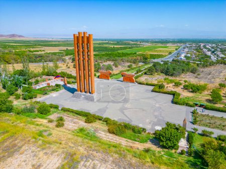 Foto de Día de verano en el memorial del Sardarapat en Armenia - Imagen libre de derechos