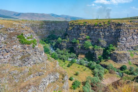 Mountainous landscape of Dzoraget river valley in Armenia