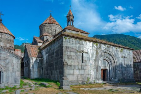 Foto de Día soleado en el complejo del monasterio Haghpat en Armenia - Imagen libre de derechos