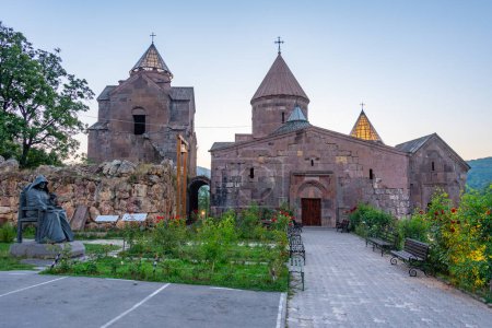 Sunrise view of Goshavank monastery in Armenia