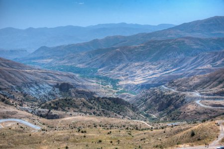 Vue panoramique du col du Sélim en Arménie