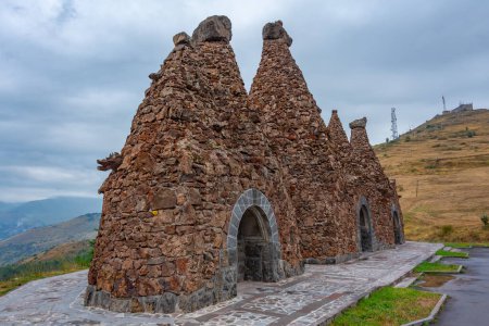 Point de vue sur Goris ville en Arménie