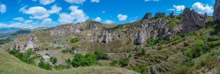 Photo for Medieval Goris Cave Dwellings in Armenia - Royalty Free Image