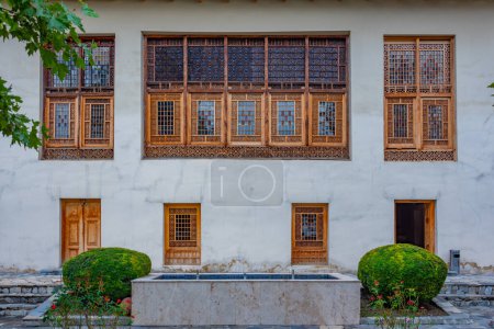 Téléchargez les photos : Palais Shakikhanovs dans la ville de Sheki, Azerbaïdjan - en image libre de droit