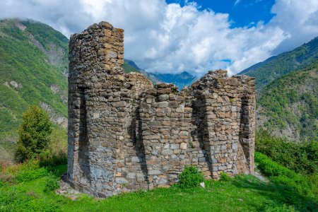 Galacha-Turm in Ilisu in Aserbaidschan