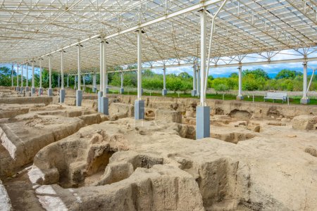 Die Ruinen der antiken Stadt Gabala in Aserbaidschan