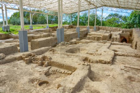 The ruins of the ancient city Gabala in Azerbaijan